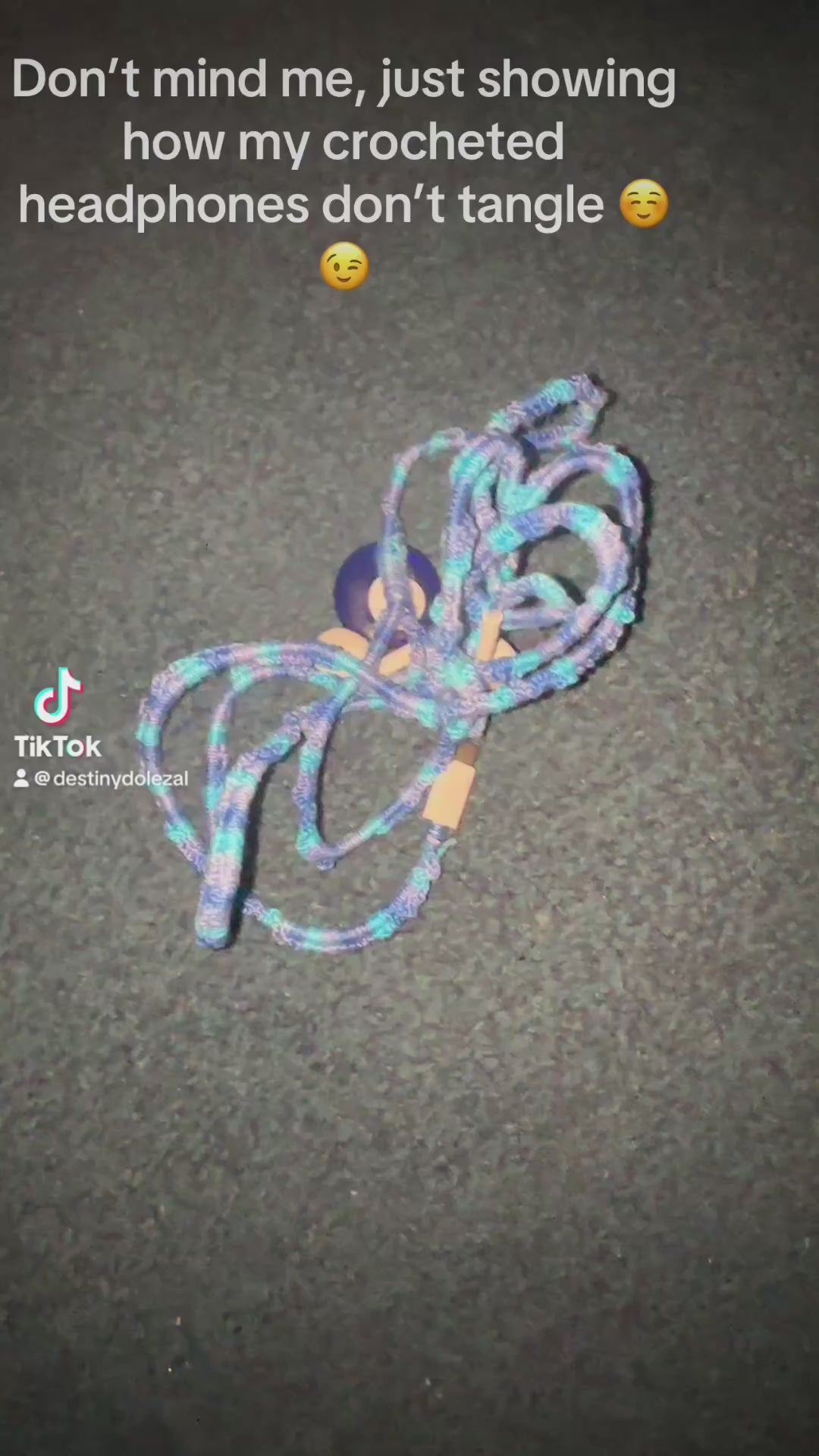 Crochet Wired Apple Headphones